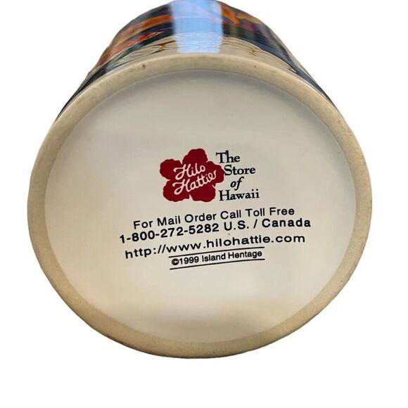 Vintage Hilo Hattie Hawaii Bird Of Paradise Coffee Mug Cup 12 Oz Tropical - Picture 9 of 9